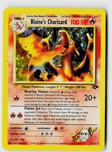 Blaine's Charizard - Gym Challenge #2 Price & Value | PokeScope