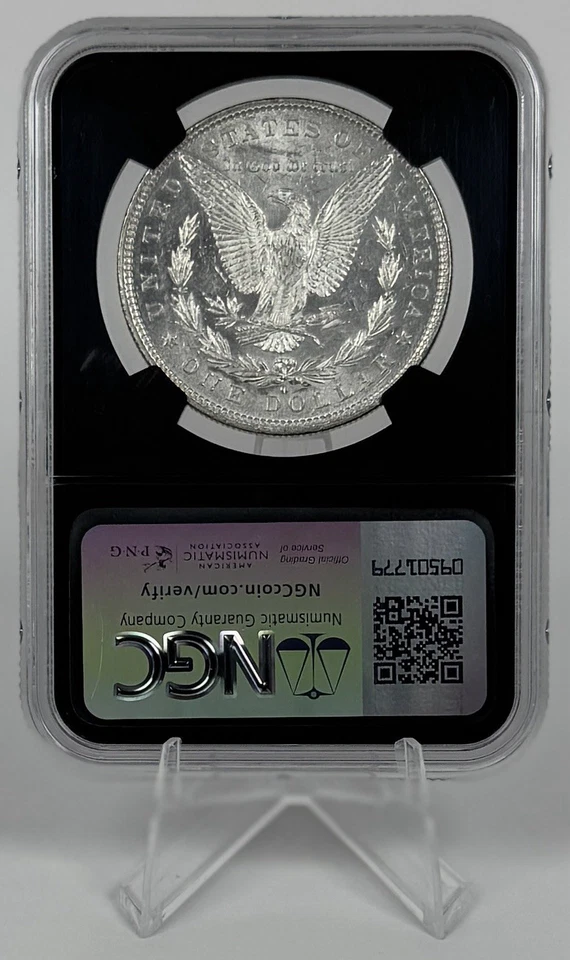 1881-O Morgan Silver Dollar NGC BU Original Bag Fragment VAM 1D Pummeled Eye - Image 2 of 4