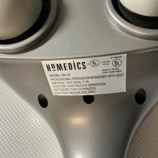 HoMedics PA-1H Professional Percussion Massager with Heat Handheld TESTED WORKS