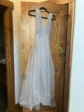 BHLDN Jenny Yoo Annabelle Convertible Tulle Long Dress Bridesmaid Taupe 4