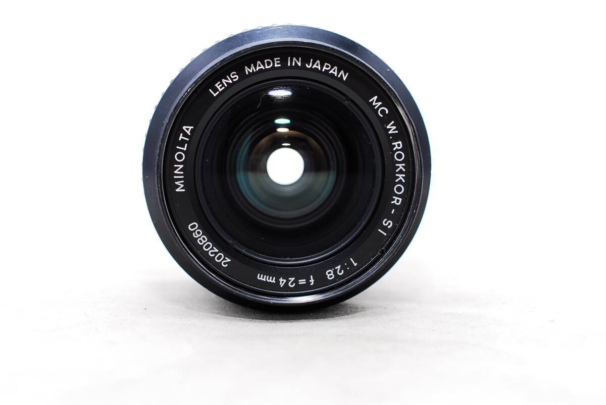 Minolta MC W.ROKKOR-SI 24mm F2.8 Camera Lens Made in Japan Minolta MC W.ROKKOR-SI 24mm F2.8 Camera Lens Made in Japan