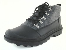 TOMS Botas de Senderismo CÓRDOVA Zapatos LANA/CUERO Negro/Gris Para Hombres EE. UU. 8 UE 40,5 $160