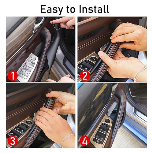 Fit for BMW G30 G38 530i 550i 2018-2023 Pair Inner Door Pull Handle Trim Cover - Picture 9 of 14
