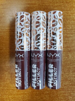 3 Pack: NYX Filler Instinct Plumping Lip Color *Bitten Pout* (FIPLC06) - 2439-4C