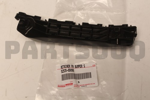 525350D090 Genuine Toyota RETAINER, FRONT BUMPER SIDE, RH 52535-0D090 - 第 3/4 張圖片