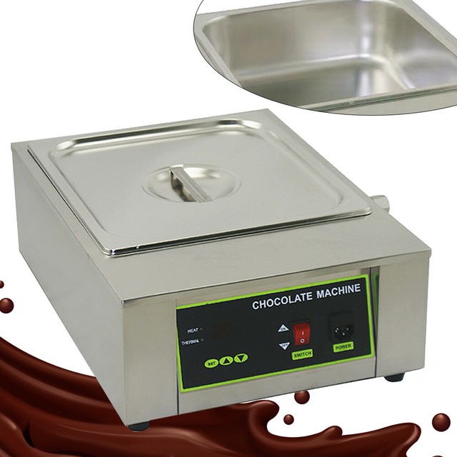 1000W Commercial Electric Chocolate Melting Pot Warmer Temperer
