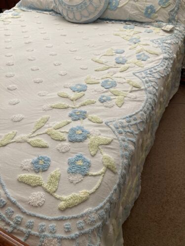 Better Trends 100% Baumwolle Chenille Tagesdecke Queen Size Bloomfield Collection - Bild 3 von 4