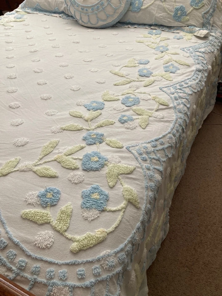 Better Trends 100% Cotton Chenille Bedspread Queen Size Bloomfield Collection - Image 3 of 4