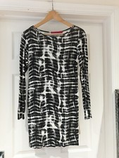 BOOHOO Tie Dye Dress Fitted Slip Bodycon Sheath With Stretch UK Size 10