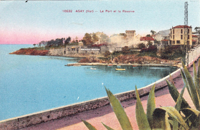 AGAY le port et la réserve écrite
