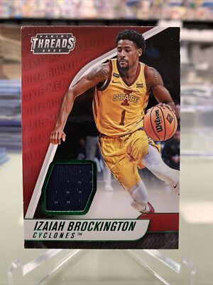 2022 Chronicles Threads - #TH-IBR Izaiah Brockington Green Foil (Iowa State)