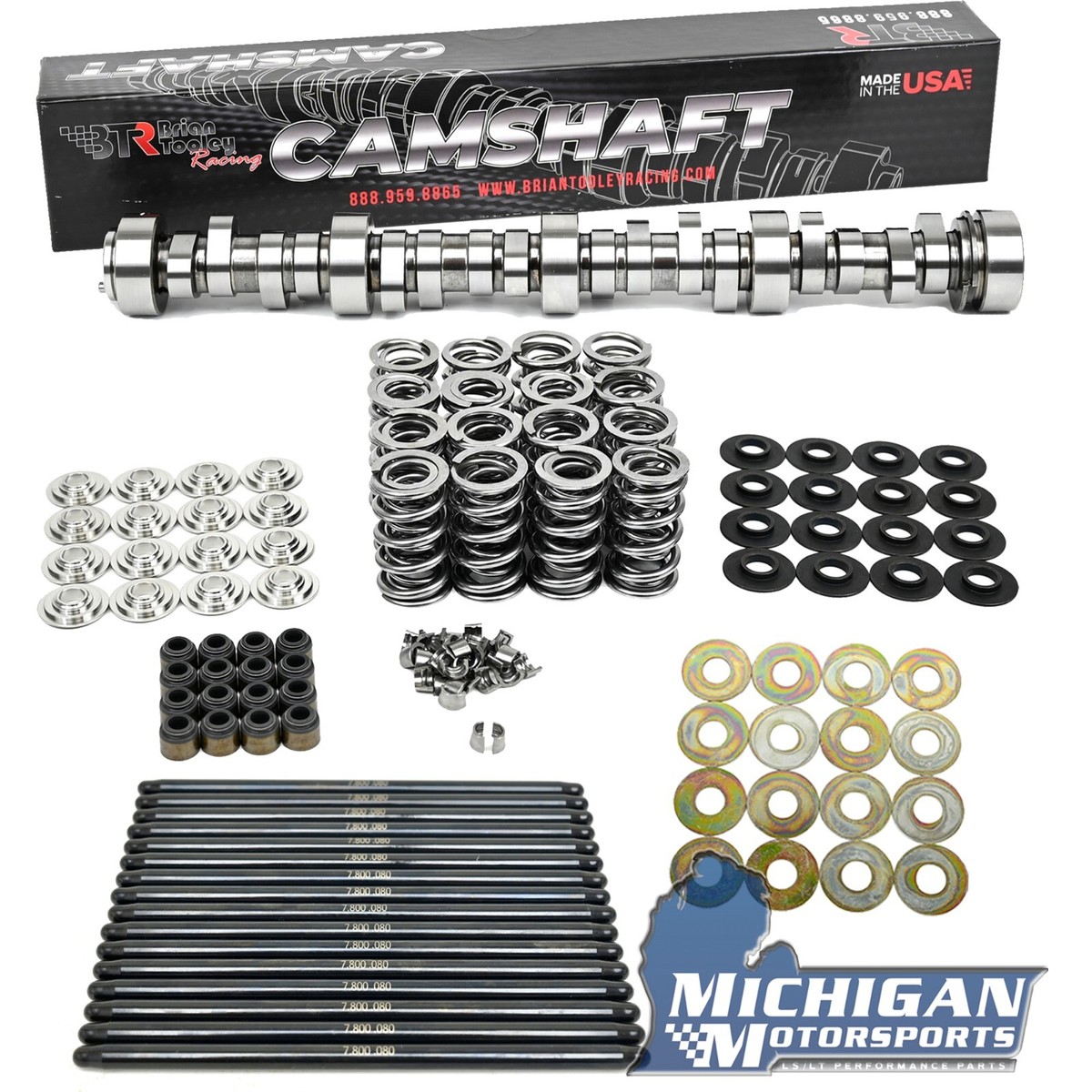 Brian Tooley Racing LS7 Stage 2 Camshaft Kit ZO6 Z28 Z06 427 7.0L