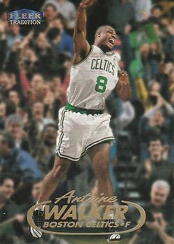 Antoine Walker 1998-99 Fleer Tradition #8 Boston Celtics
