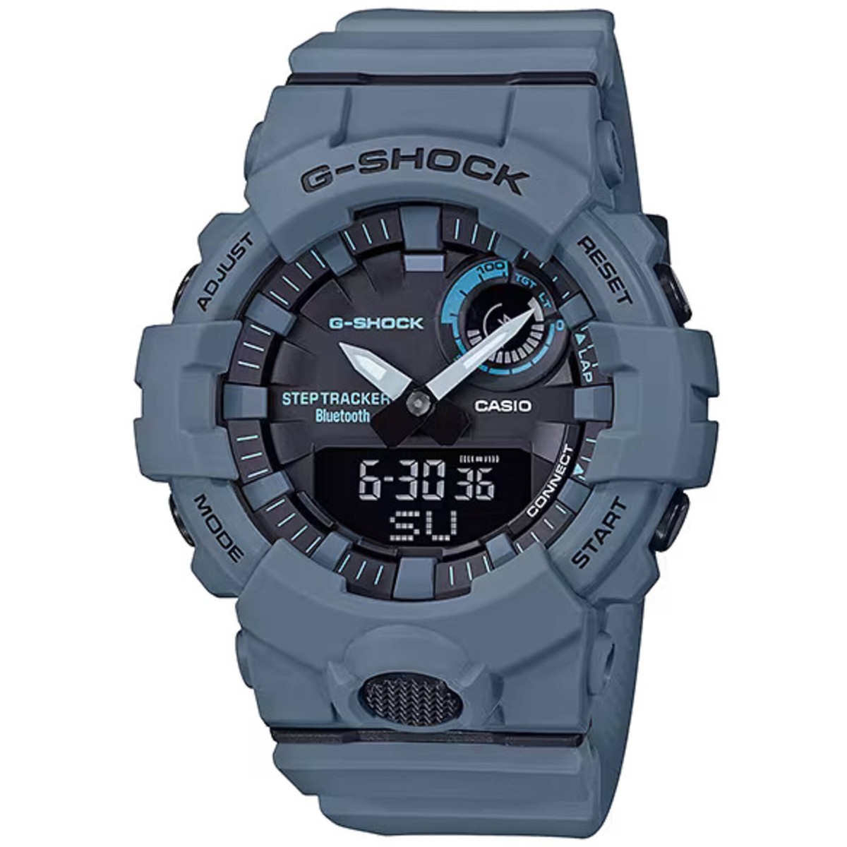 Casio Men's Watch G-Shock G-Squad Blue Resin Strap Analog-Digital