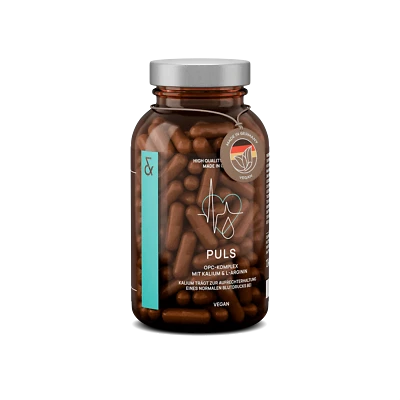 CLAV OPC Kapseln Traubenkernextrakt plus L-Arginin, Knoblauch & Kalium für Blutdruck