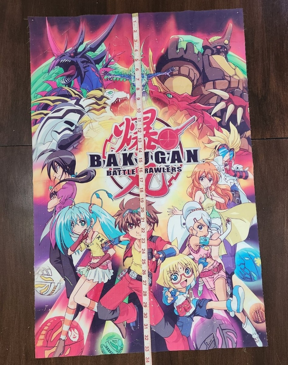Bakugan Battle Brawlers Rare Vinyl Cloth Poster 33 X 21 Inches | eBay