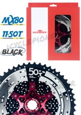 Sunrace MX80 11speed Black Cassette 11/50T fit Shimano/SRAM MTB SYS NIB