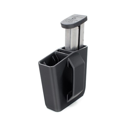 DOUBLE MAGAZINE POUCH FOR S&W EZ SHIELD 9MM - LH SHOOTER - For Belts Up To 1½''