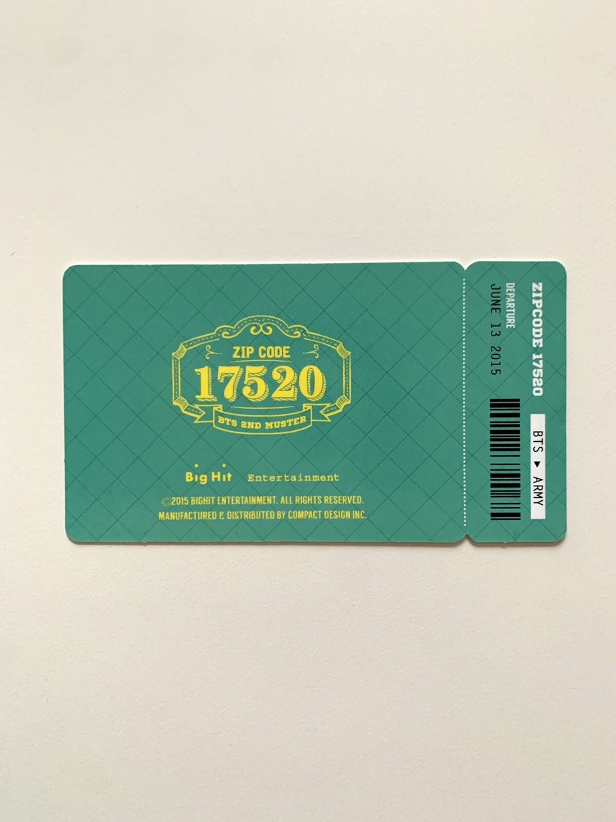 BTS 2nd Muster 17520 Photo Album with V Taehyung Photo Ticket