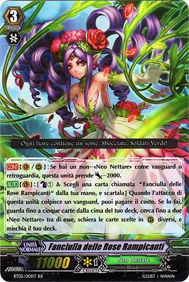 VANGUARD TCG Fanciulla delle Rose Rampicanti BT05/009IT RR ITA MINT CFV CF NEU