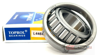 L44643/L44610 Tapered Roller Bearing Set – 1.000" Bore X 1.980" OD X 0.5906" Thick Chrome Steel – For Trailers & Harley Models (Cone & Cup)
