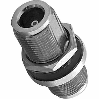 AMPHENOL 172124 Connector rf coaxial n in-series adapter straight jack to jack