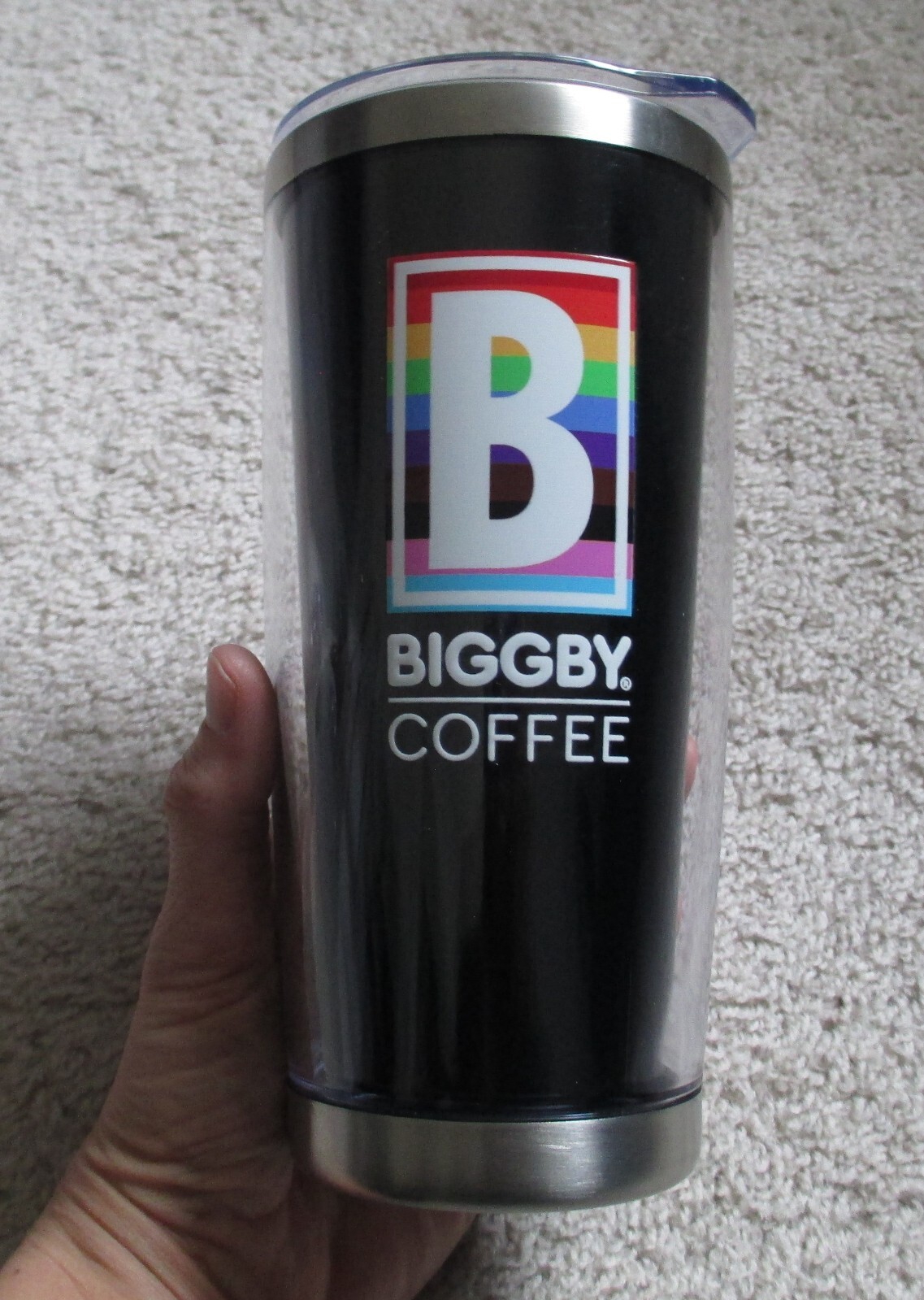 Biggby Coffee 24oz Stainless Steel Insulated Tumbler Mug. New! | eBay