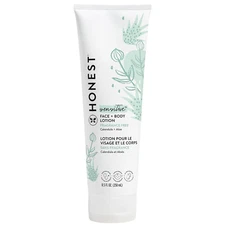 The Honest Company Hydrating Face + Body Lotion | Fast Absorbing, Naturally Deri