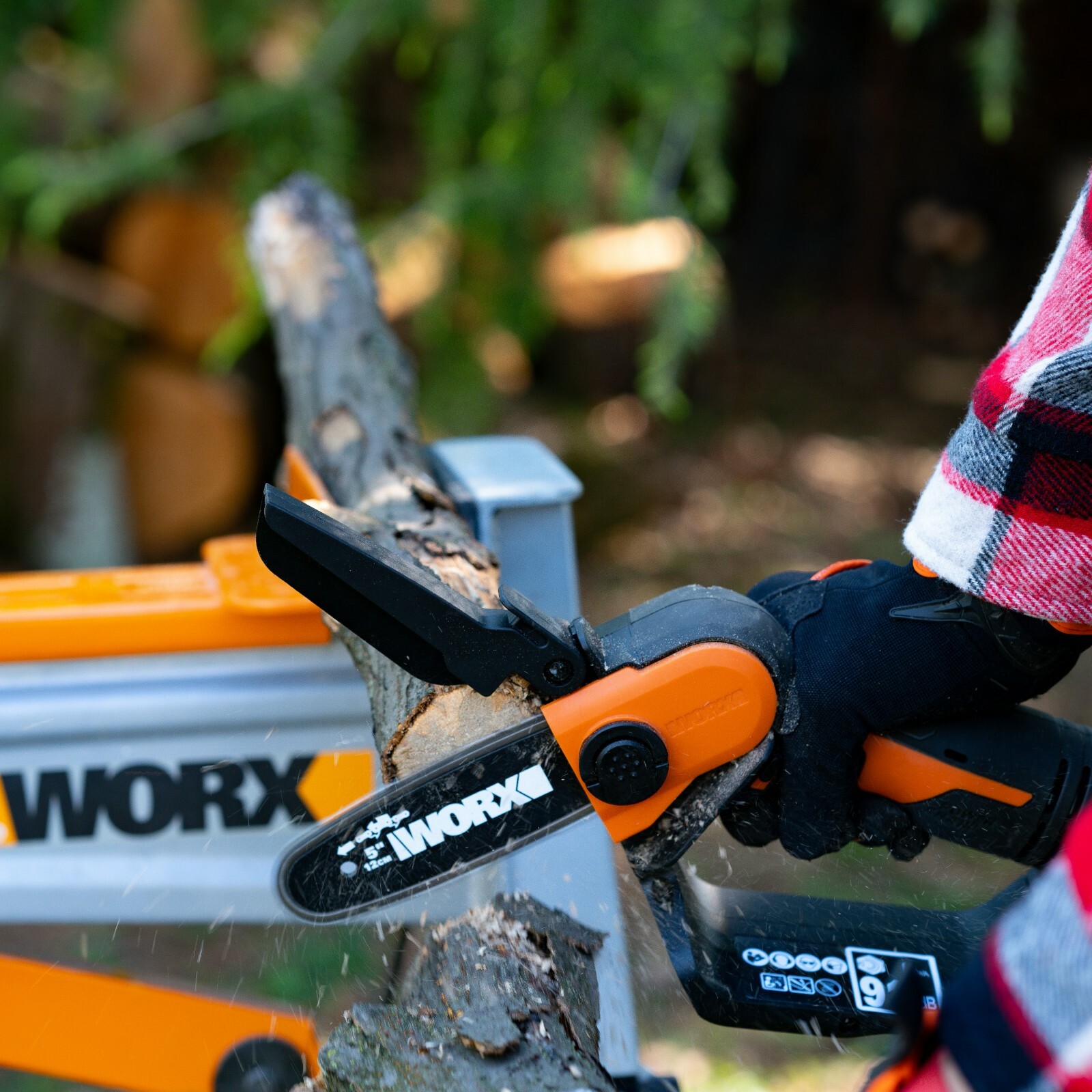 WORX 20V Cordless Pruning Chainsaw,12cm 