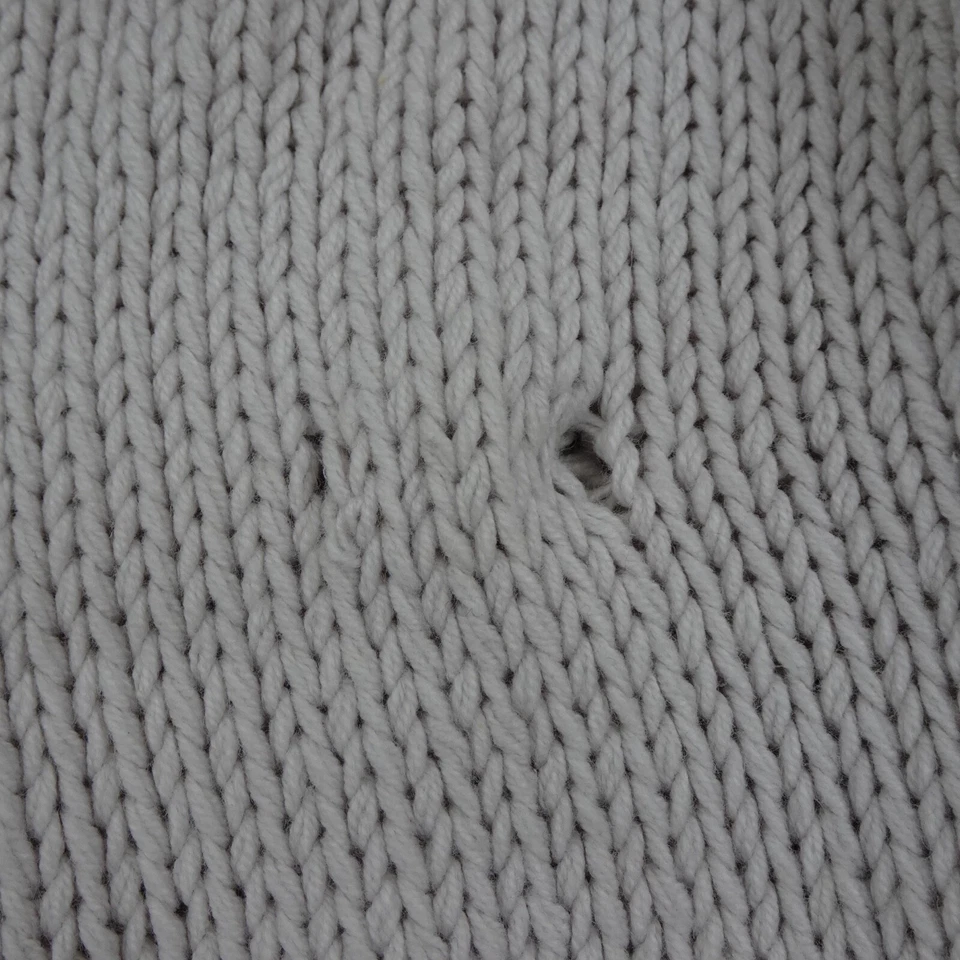 Suéter Blanco + Warren Para Mujer Pequeño Con Capucha Rosa Tejido Cierre Prendedor Calce Relajado Foto 4 de 4