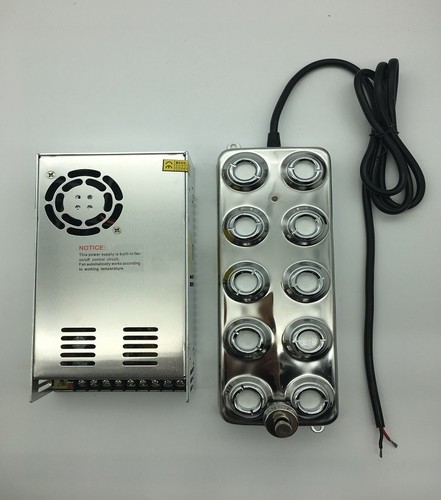 10 Heads Industrial Ultrasonic Humidifier Mist Maker & Transformer 0 - 50m² - Picture 2 of 9