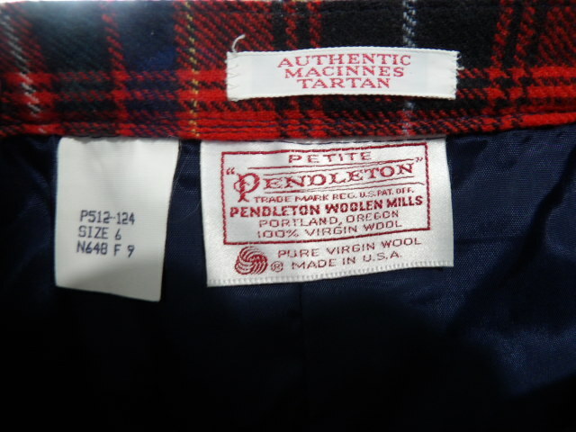 Vintage Pendleton Authentic Macinnes Red Tartan P… - image 3