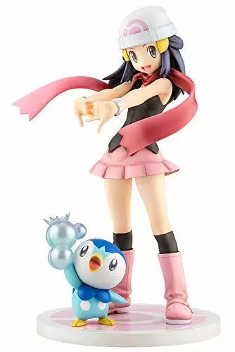 Kotobukiya Artfx J Pokemon Dawn with Piplup 1/8 Scale Figure NEW from Japan