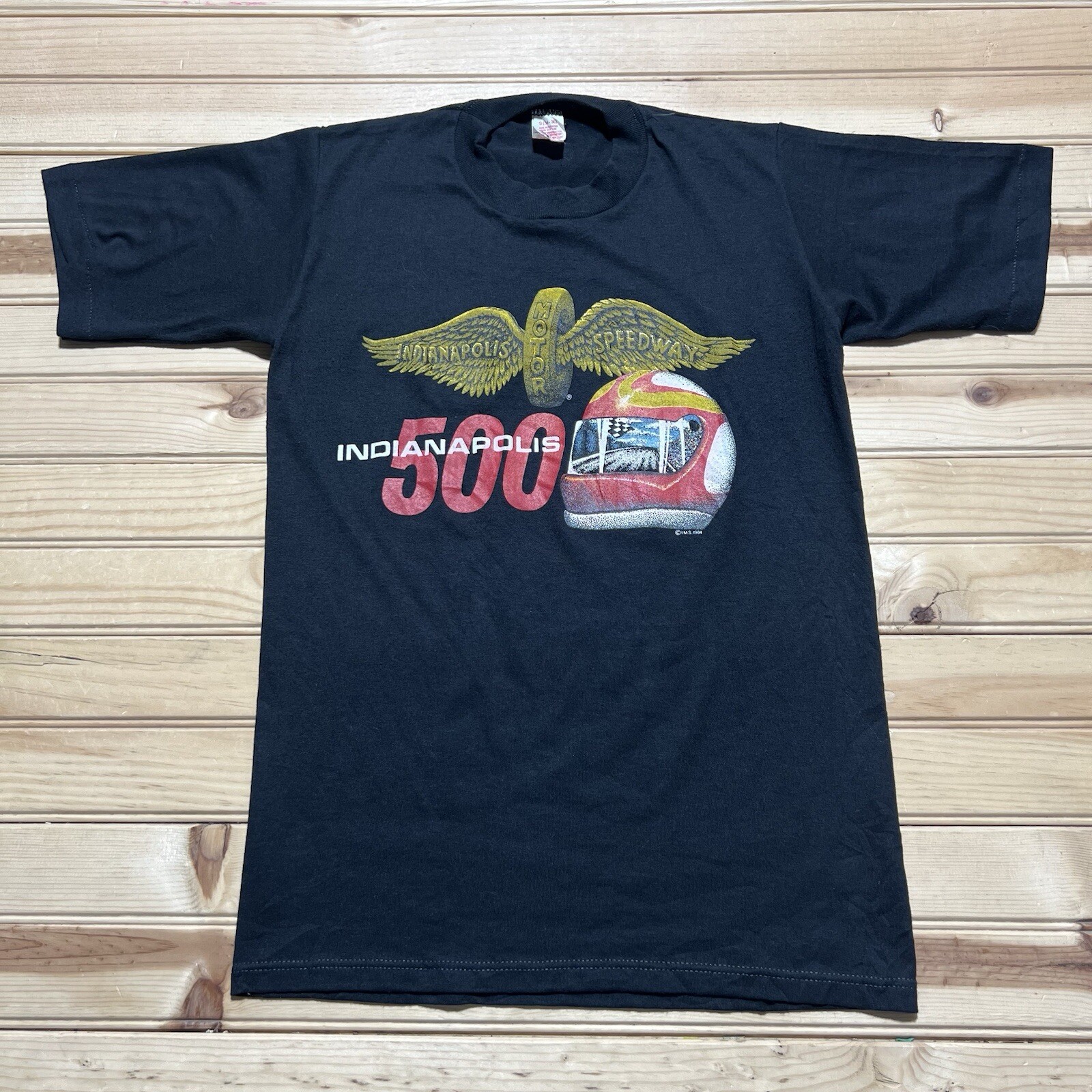 Vintage 1984 Indy 500 Indianapolis Motor Speedway 68th Racing Shirt Size Small