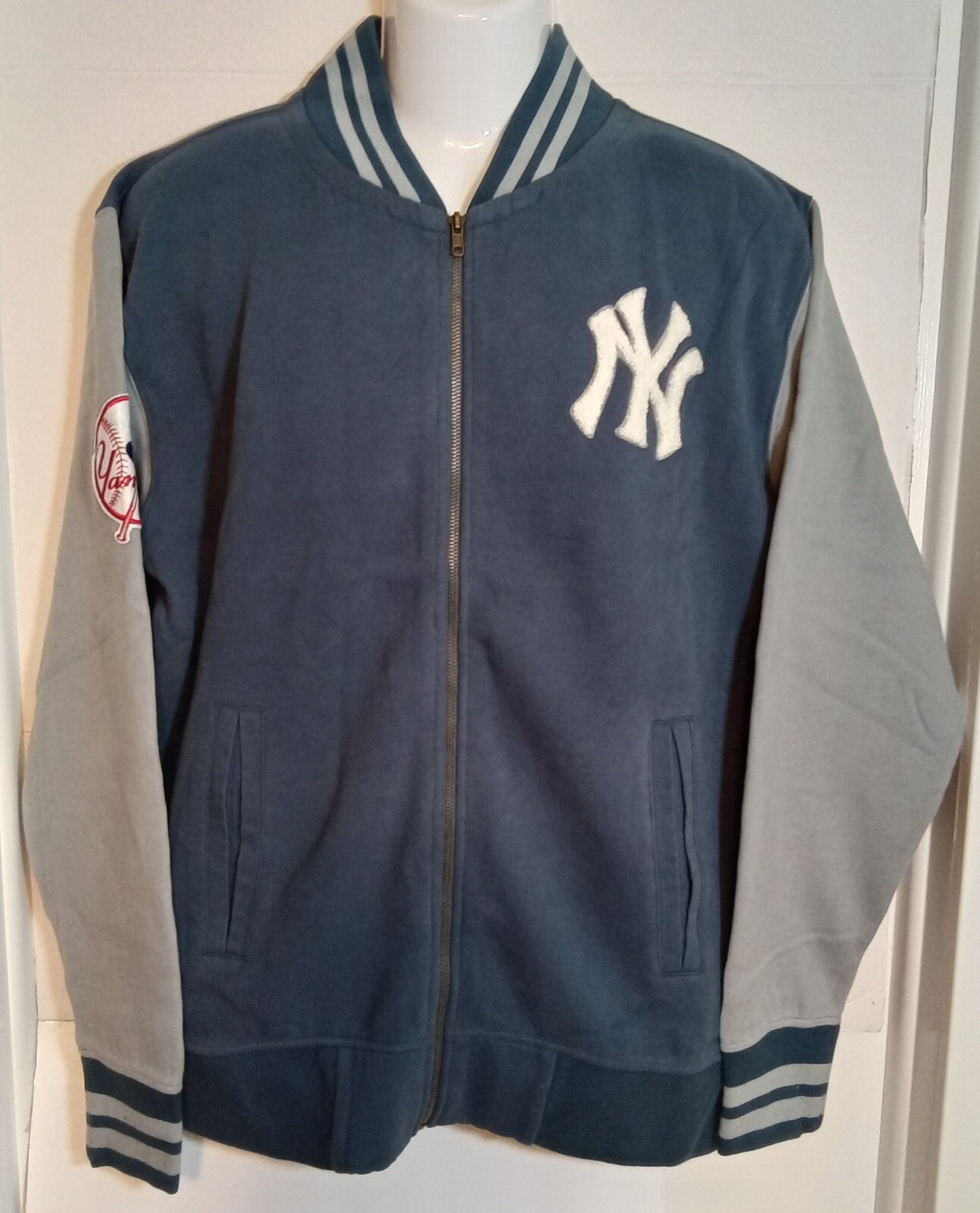 New York Yankees Wright + Ditson Full Zip-Up Jacket Large