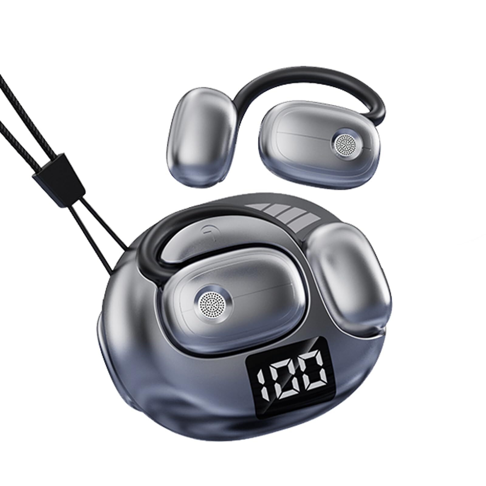 Ttbesmi Open Air Wireless Bluetooth Earbuds Over Ear Headphones for Comfortable Listening