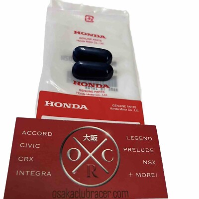 OEM EG Honda Civic Front License Plate Hole Cap Plugs Harvard Blue