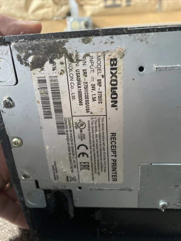 TESTED Bixolon SRP-275IIIC Dot Matrix POS Receipt Printer LAN USB Serial. Dirty - Image 4 of 4