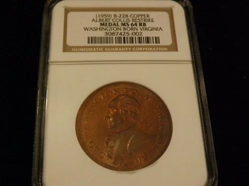 1959            Washington        NGC  MS 64 RB