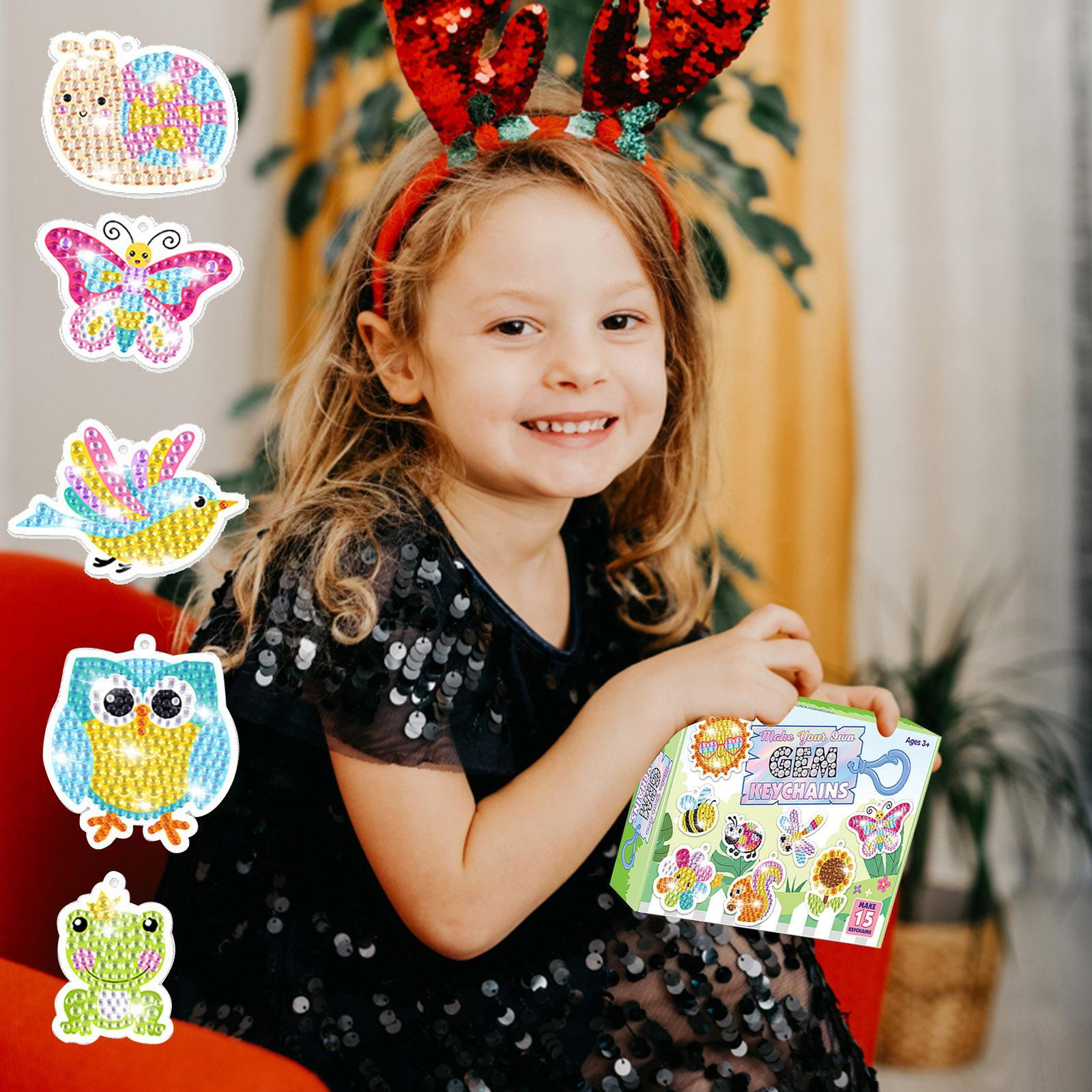 Diamond Painting Stickers for Kids Gem Painting Kit Diamond Art Kits