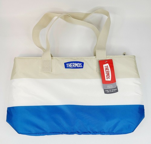 Thermos 18 Can Cooler Bag Lunch Tote Insulated Zip Closure 4 Styles To Choose - Picture 9 of 17