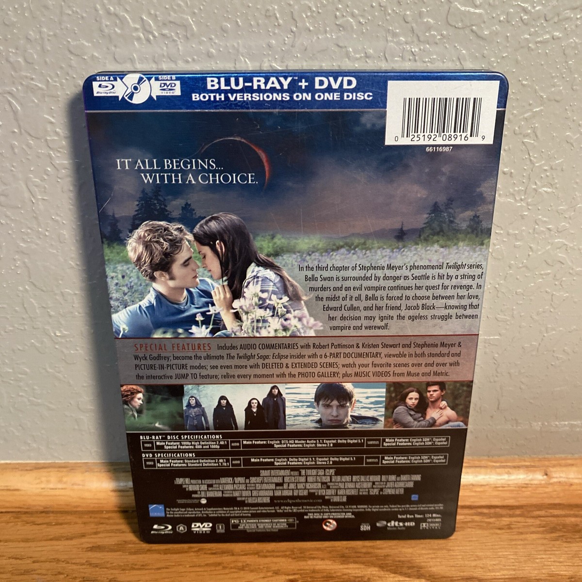 The Twilight Saga: Eclipse Blu-ray/DVD Disc Special Edition