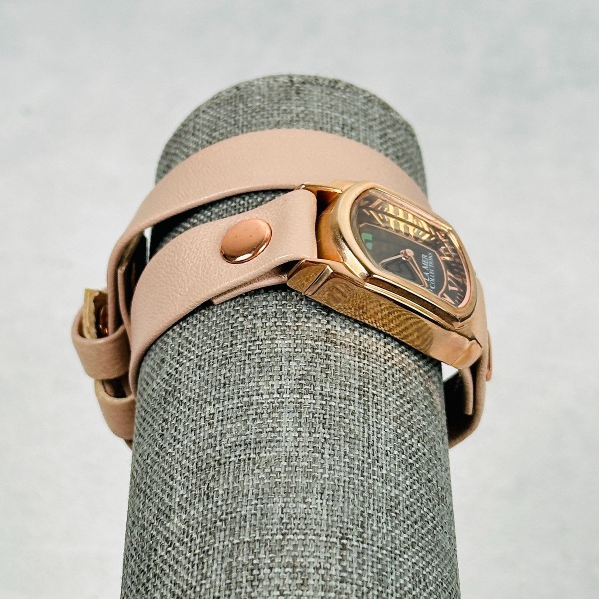 La Mer Collections Watch Womens 25mm Pink Band Wrap Around 