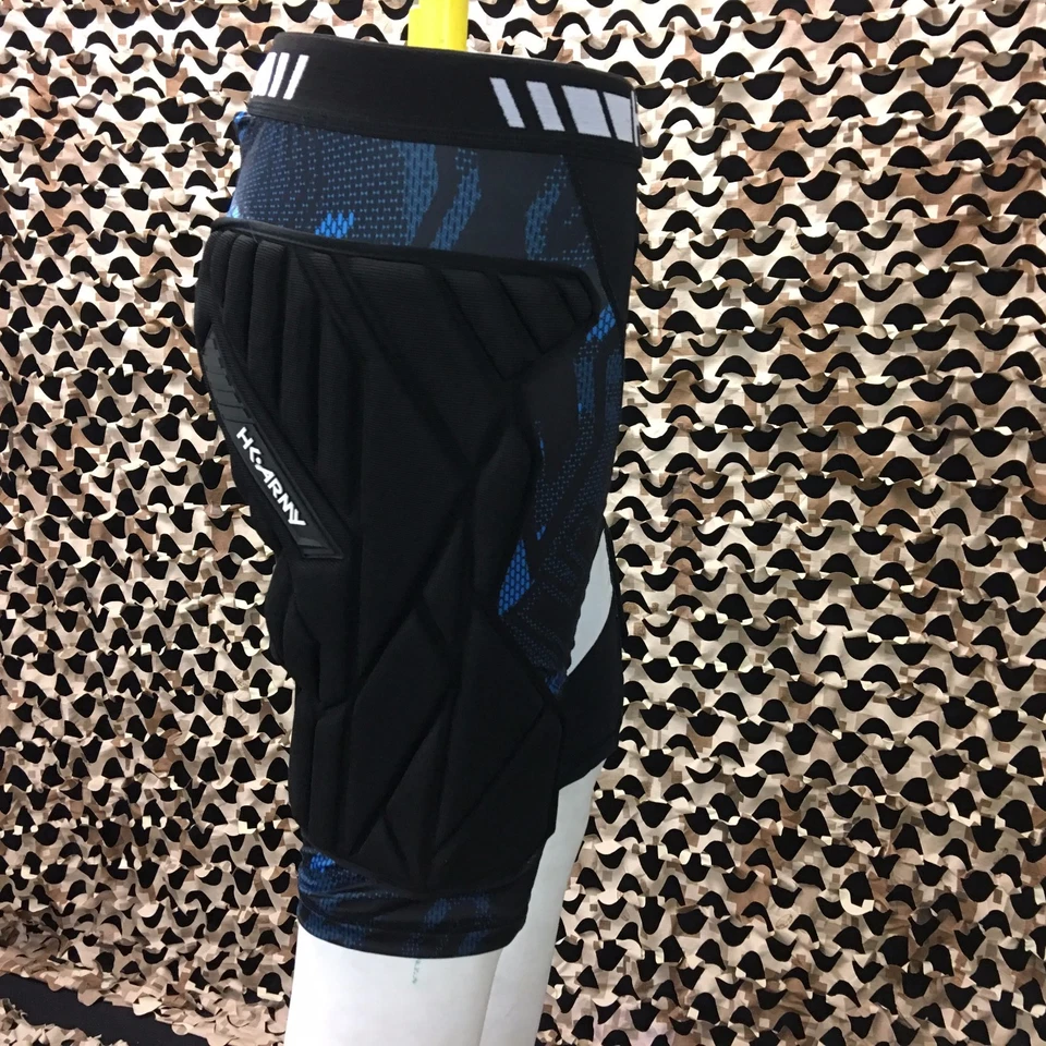 NUEVO HK Army Crash Acolchado Paintball Pantalones Cortos Deslizantes - Negro/Azul - L/XL Foto 4 de 4