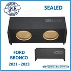 Fits 2021 - 2023 Ford Bronco Truck Dual Sealed Sub Box Subwoofer Enclosure