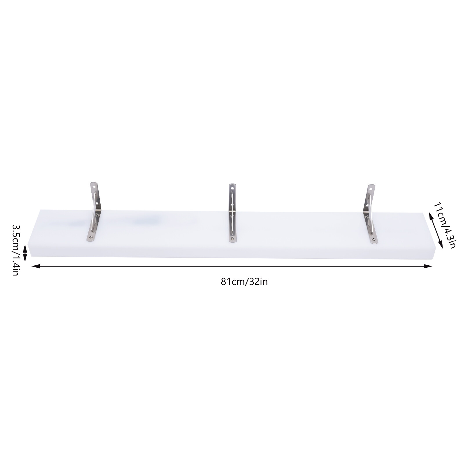 2Pcs 32" Liquor Bottle Display Shelf LED wine rack Acrylic Lighted Bar Shelf New