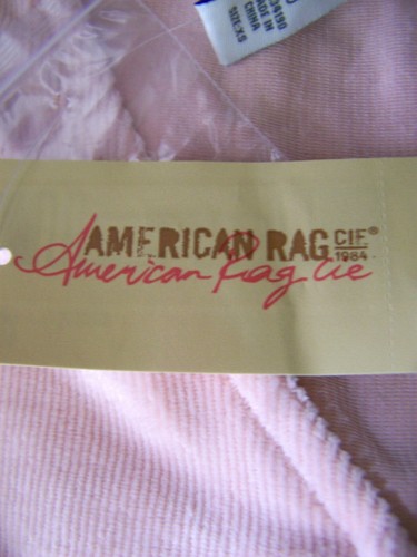 American Rag Top Women Medium 8 10 Pink Knit Short Sleeve V Neck Ruched Blouse - Picture 12 of 12