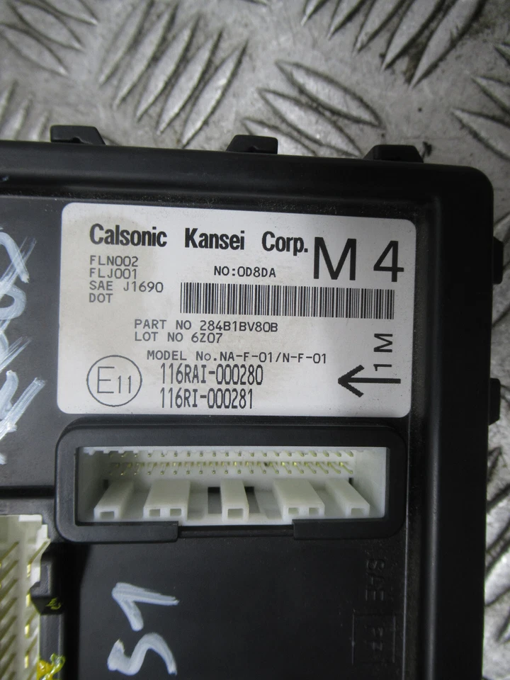 2017 NISSAN JUKE VISIA F15 1.6 PETROL MK1 5DRS BCM BODY CONTROL MODULE REF14551 - Image 3 of 4