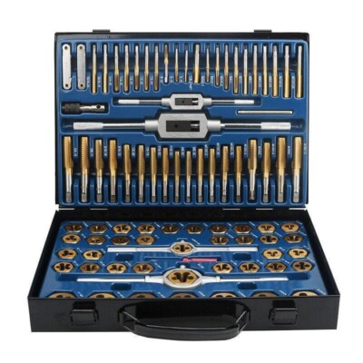 86pcs Tap Die M3-M16 Metric Thread Combination Threading Hand Tool Sets
