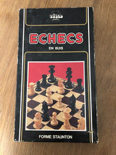 jeu d'échecs en buis N°1  educo forme staunton 6221.05 vintage PORT OFFERT